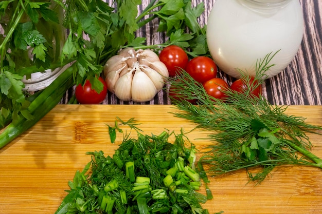 Ingrediente proaspete pe blat